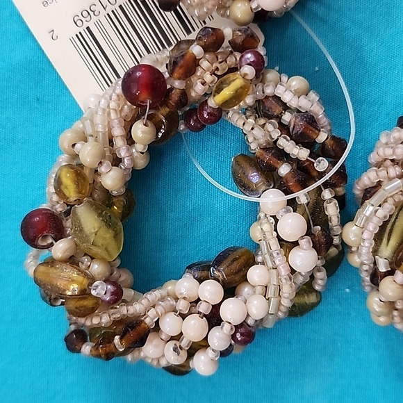 NWT Kemp & Beatley Bead Napkin Rings, Set of 5 - Picture 2 of 8